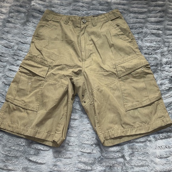 Volcom Shorts Men's Sz 28 VLCMSTNSCOUT Stone Scout Green Outdoor 11" Inseam - Picture 1 of 14